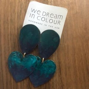 We Dream in Color Heart Earrings